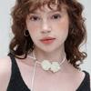 NOISCHE N Fleur Necklace _ IVORY