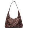 Retro Matte Big Bag Women's New Winter Premium Sense Leopard Print Commuter Shoulder Bag Large Capacity Tote Bag