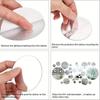26 шт. 3D акриловые зеркальные настенные наклейки, круглое зеркало, DIY спальня, ванная комната и фон для телевизора, настенные наклейки, украшение