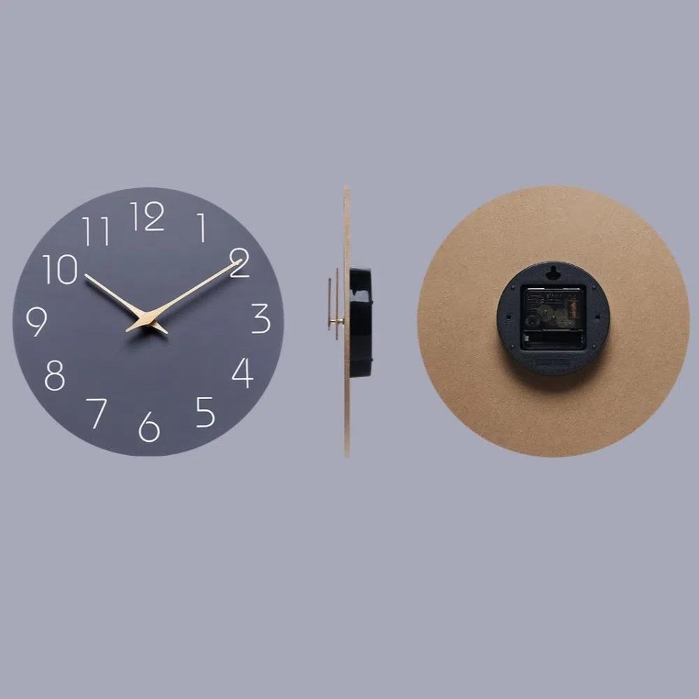 Non Ticking Silent Clock 10 Inch Digital Clock Creative Scale Clock  Home Decor