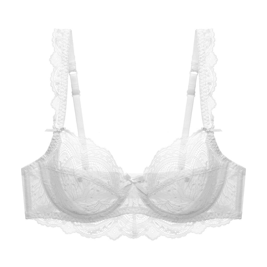 A B C D E Cup Bra Women's Sexy Lingerie Women's Underwear Ultra-thin No Sponge Bra  Anti-sag Lace Bra
