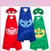 Noblekids Pj Mask Costume With Colorful Cape And Mask For Kids Halloween Fun