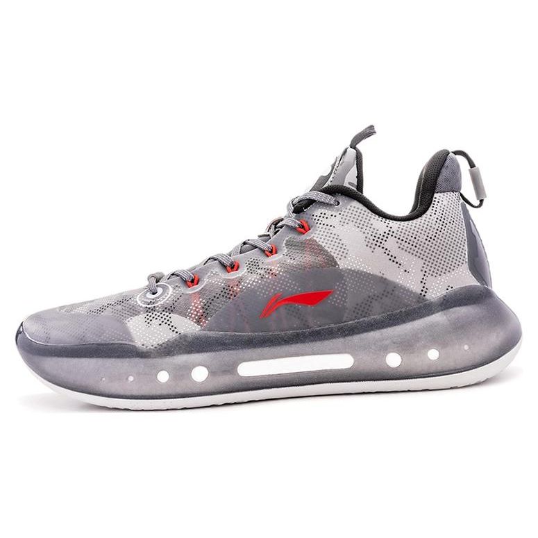Баскетбольные кроссовки Aape X Lining Yu Shuai 14 Low Fabric Synthetic Leather TPU Shock Absorbing Wear Устойчивые к износу Низкие мужские кроссовки Fog-Gray ABAR123-4