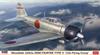 Hasegawa Императорский японский флот Mitsubishi A6M2a Zero Fighter Тип 12-й воздушной группы Пластиковая модель-конструктор 07489 1/48 11,
