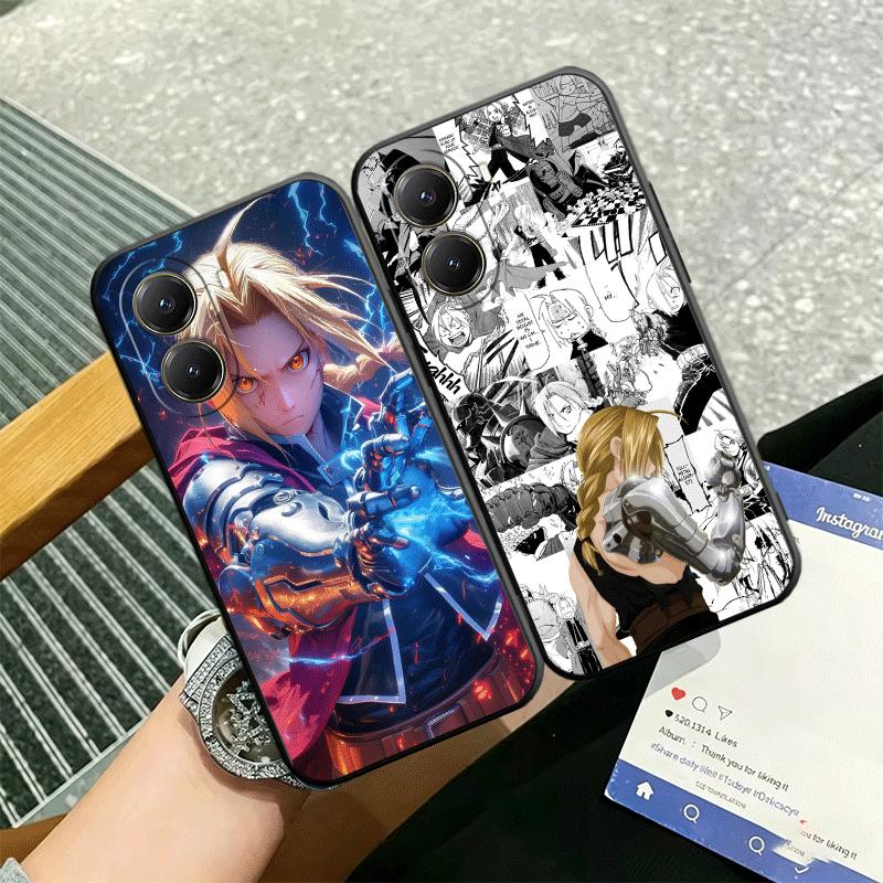 Мягкий чехол для телефона F-Fullmetal A-Alchemist Аниме для Xiaomi Poco X5 X6 X7 X8 Pro Max X3 F7 F8 Ultra M8 M7 M6 M5 Redmi 15 15C 14C 13