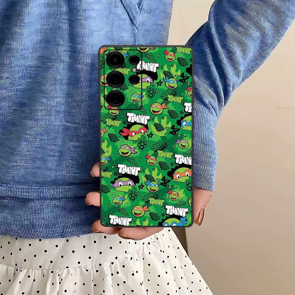 Animated N-Ninja T-Turtles TV Phone Case For Samsung S 24 Fe 25 Ultra Plus 20 Lite 21 30 22 23 24 22 Ultra 5G Fundas