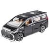 1/24 Toyota Alphard MPV Alloy Metal Diecast Cars Model Toy Car Vehicles Pull Back Sound and Light for Children Boy Toys Gift