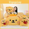 Bear Crown Plush Cushion Cartoon Toy Cute Stuffed Doll Decoration Kids Gift