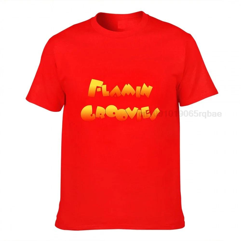 Футболка Flamin Groovies Groovies Greatest Grooves Rock Juice Футболка Grease 100% Хлопок Унисекс Футболка Унисекс
