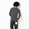 AVIREX DAILY RIB V-NECK TEE 6153480 men's M black