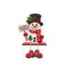 2D Flat Santa Claus Tree Ornament Self Standing Christmas Tabletop Decor  Indoor Mantel Shelf