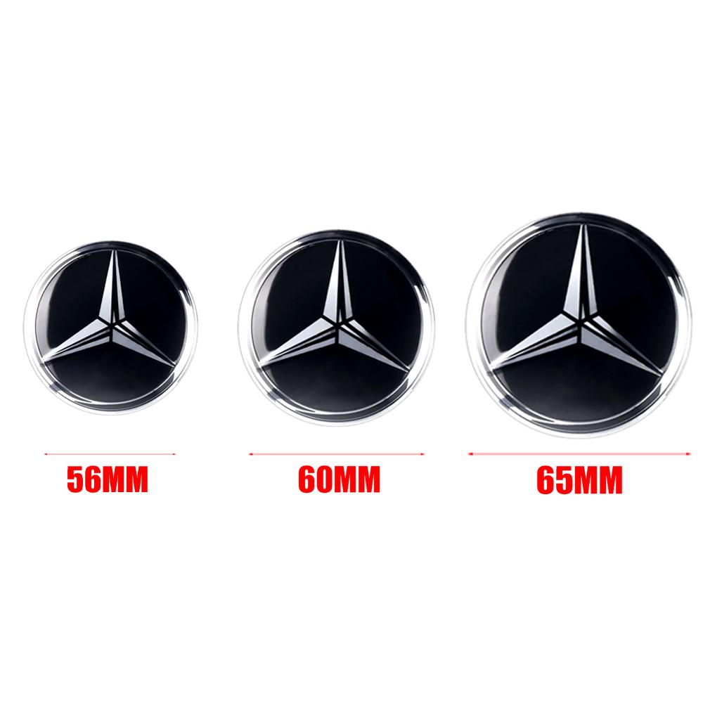 60mm/63mm/68mm Car Wheel Center Cap Hub Covers Badge Accessories for Mercedes Benz A B C E R G S Class AMG W124 W169 W176 W212