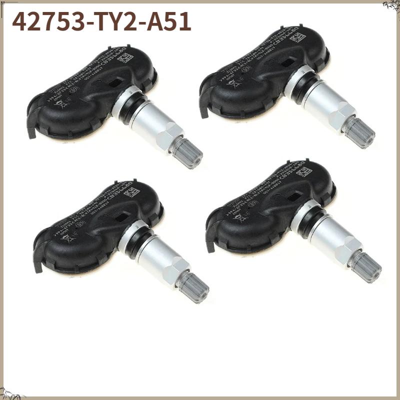 42753-TY2-A51 4PCS Tire Pressure Sensor TPMS 315MHz FOR Honda Acura TL,For ZDX,For ZDX 2AX RLX 42753TY2A51 42753-TK4-A01