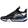 Li Ning Saga Pro 2 Pro Удобные кроссовки для бадминтона средней высоты Унисекс Черные AYAT003-1