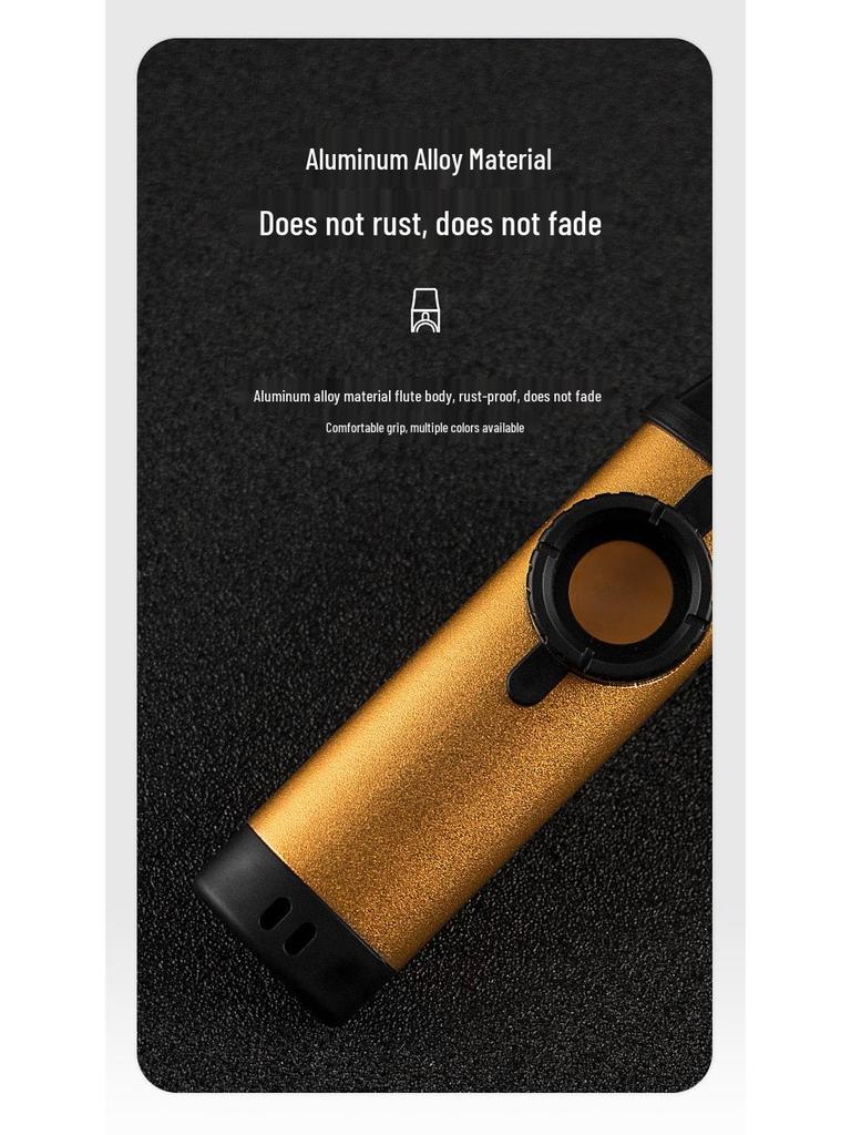 Professional Metal Kazoo Flute for Beginners - Easy Guitar Accompaniment & Unique Niche Instrument