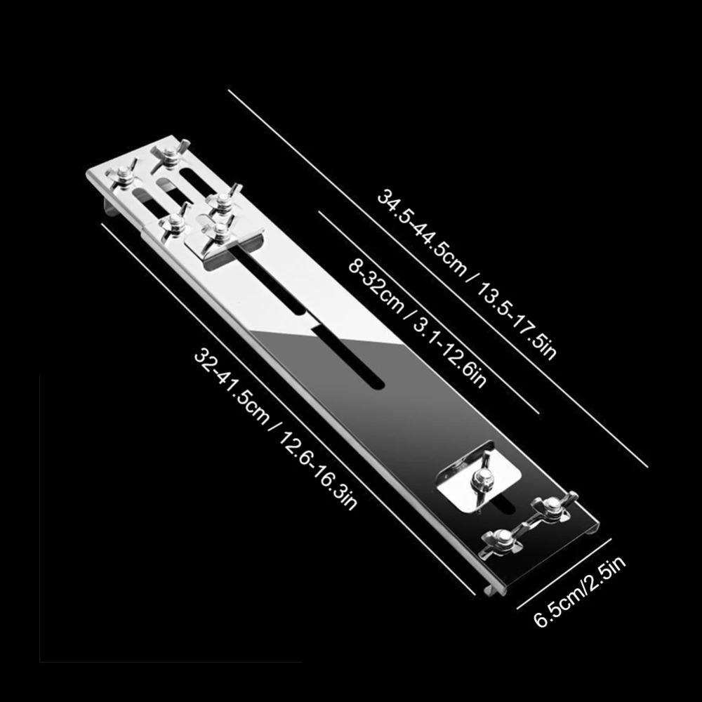 Нержавеющая сталь Нескользящий Держатель для точилки для ножей Инструмент Выдвижная основа для точильного камня Регулируемые бытовые принадлежности Кухонные гаджеты