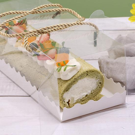 20 шт. ПЭТ упаковочные коробки водонепроницаемые удобные прозрачные дизайн торт