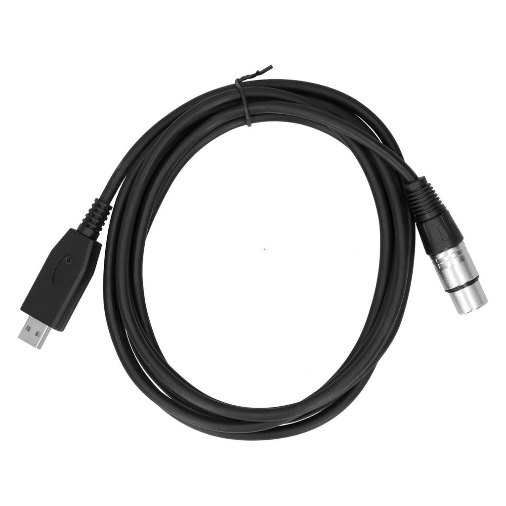USB To XLR Female Microphone Cable Plug Play Microphone Connector Cable Cord2m 6.6ft