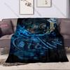 17 Styles Cartoon Soft Flannel Fluffy Throw Camping Blanket with C-C0raline Printed for Children Sofa Thin Blanket Fashion Gift