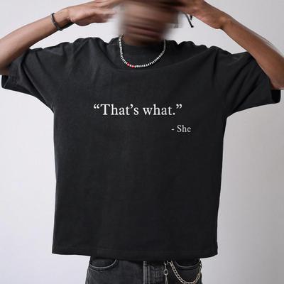 Футболка с надписью Thats What She Said Сериал «Офис» Летняя мужская и женская Свободная и дышащая Футболка Топ