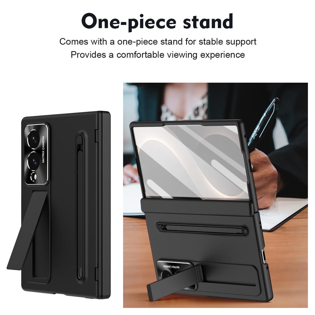 Для Samsung Galaxy Z Fold 8 Fold 8 чехол для широкого телефона со скрытой подставкой, встроенным слотом для стилуса, с пленкой высокой четкости