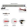 LED Car Under Hood Work Inspection Light Kit Waterproof 12V White LED Strip Lights Bars Car Hood Lights Fits Any Vehicle Dome Lights 6