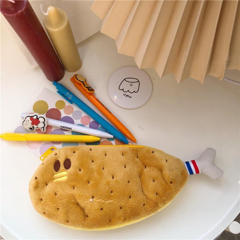 Канцелярский органайзер Пенал в форме банана Косметичка для макияжа Новый плюшевый пенал Подарок