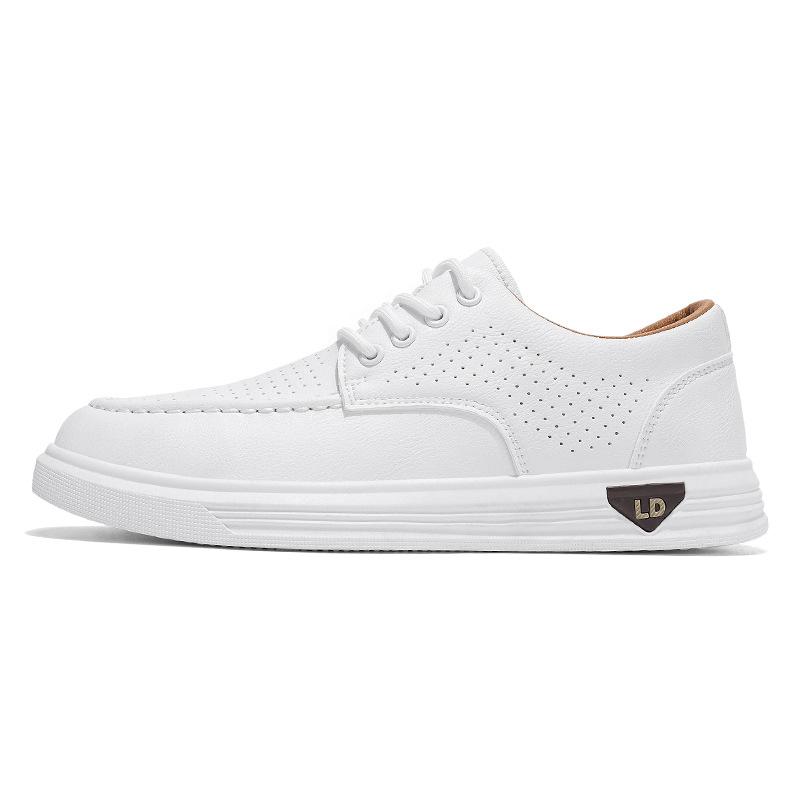 Дышащие белые туфли, мужские туфли с молодежной обувью для сноуборда, повседневная обувь в корейском стиле