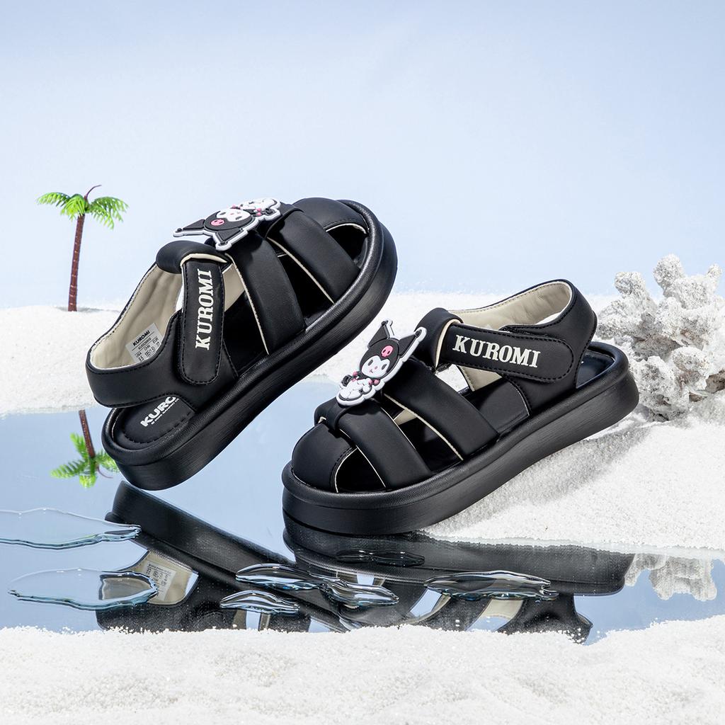 Kaiti Cat Children's Shoes Cartoon Summer Beach Shoes Girls' Stylish Versatile Soft Bottom Sandals