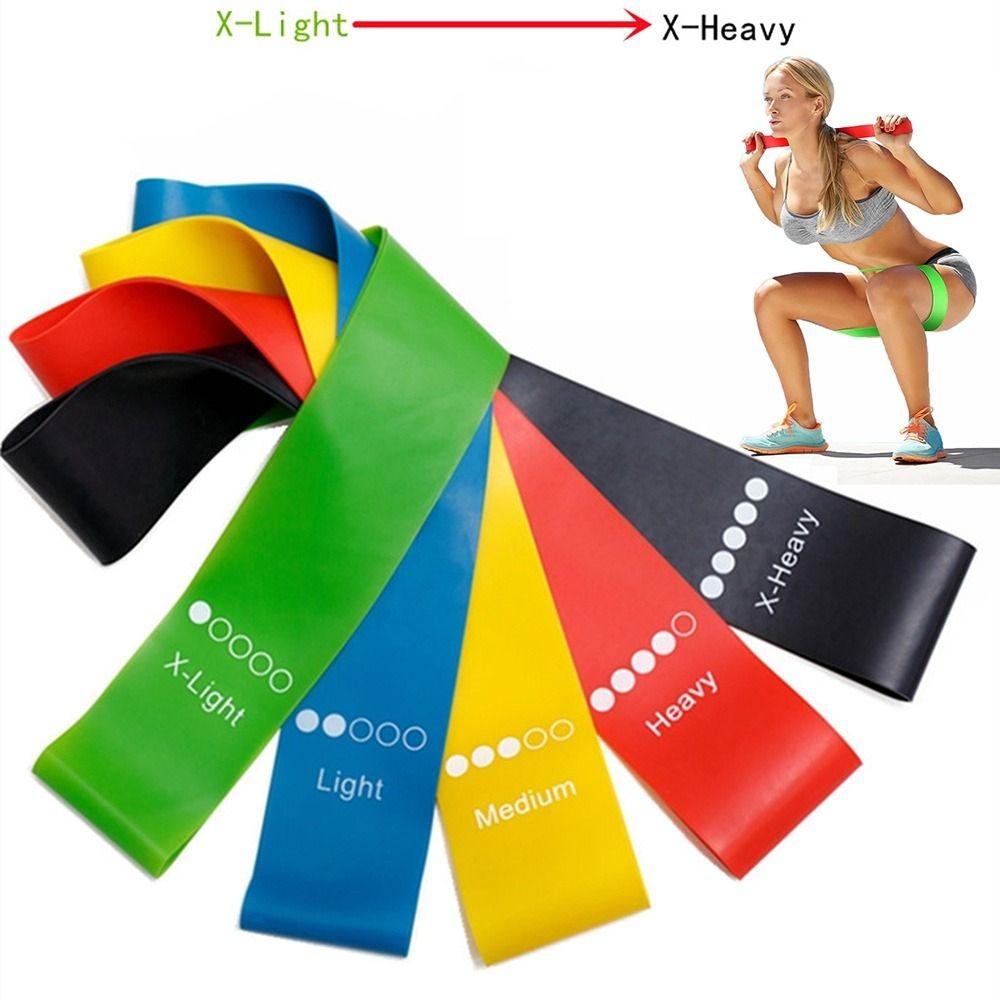 Yoga TPE Resistance Bands Strength Training Rubber Loop Bands Workout Expander Home Gym