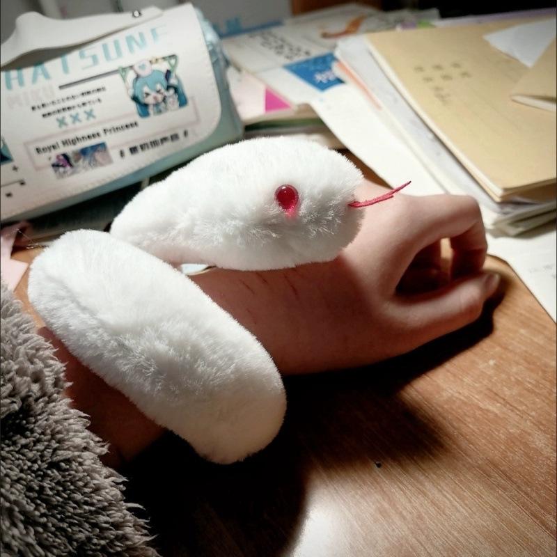 Милая причудливая плюшевая тряпичная кукла-змея - Мягкая игрушка для детей и девочек, Талисман-украшение