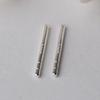 Solid 925 Sterling Silver Earring Studs Pin Ear Post Stem Findings ,1pair