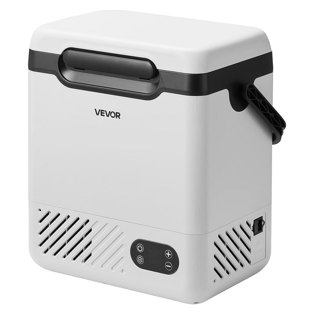 12 Volt Refrigerator, 12.68 QT/ 12L Car Fridge, Portable Electric Freezer Compressor with Handle, 12V/24V DC 100-240V AC, -4°F to 68/-20 to 20, for