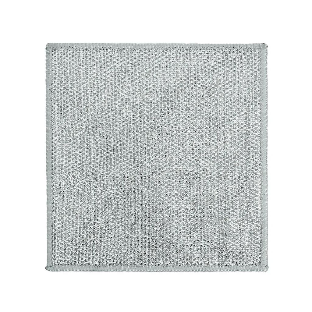 Metal Wire Cleaning Cloth Mesh Cloth Non Greasy Quick Drying Multi-purpose Brush Bowl Stove Descaling Replacing Steel