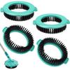 Комплект из 4 сменных насадок для швабры Leifheit Clean Twist Disc Mop Ergo – Прочные сменные насадки для Leifheit, Подходят для всех типов полов