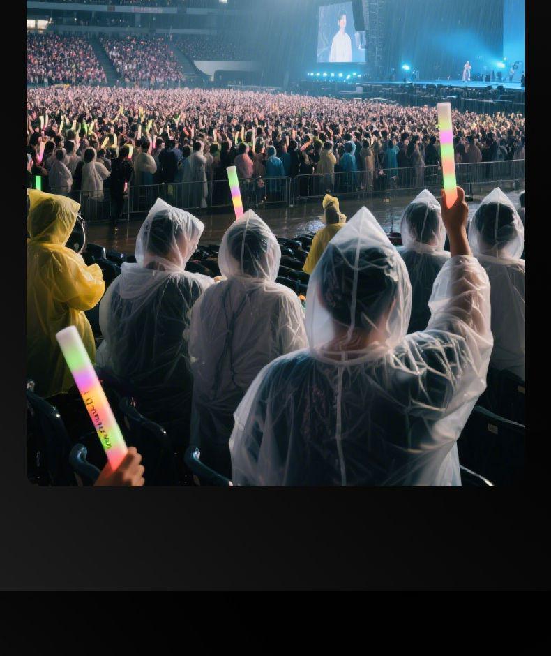 Seven-Color LED Foam Stick for Concerts and Events