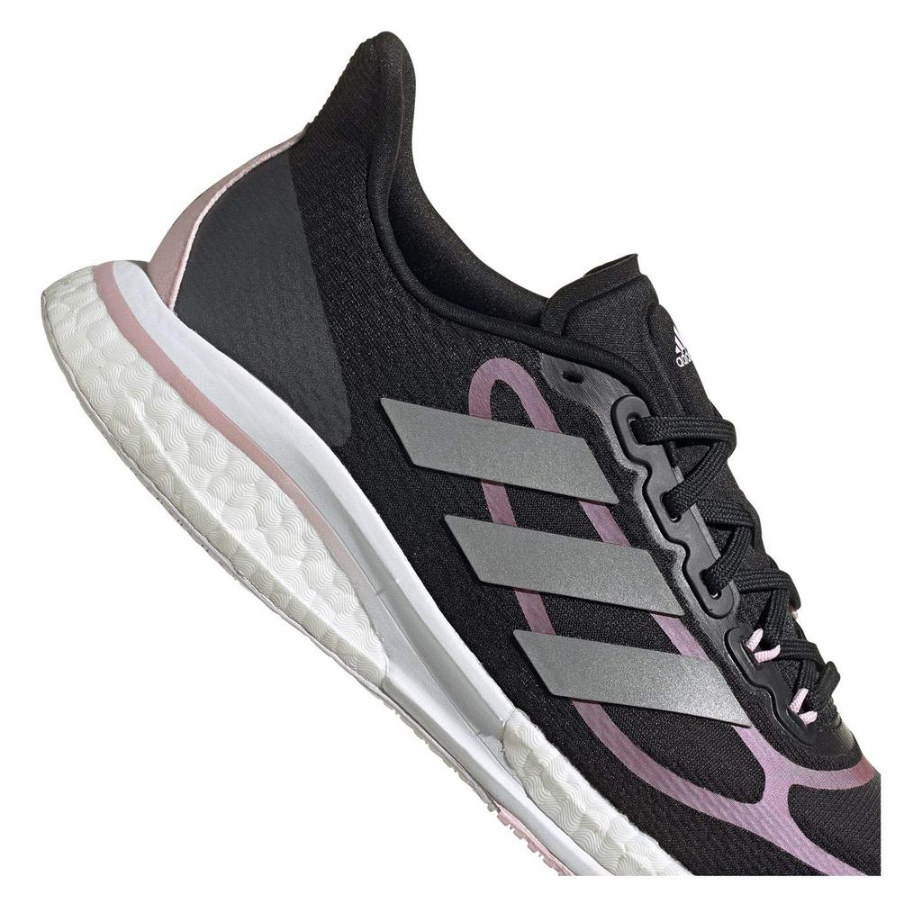 Кроссовки LAF48 21 Модель Core Metallic см [Adidas] Supernova+ Весна/Лето Женские Черный/Серебристый Металлик/Розовый (FX6698) 25,0