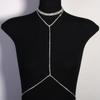 Stonefans Neck Multi-layer Waist Chain for Women Y2K Rhinestone Top Chest Bras Bikini Choker Sexy Lingere Nightwear Jewelry
