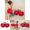 Cartoon Cherry Stuffed Pillow Doll And Keychain For Bedroom Decor And Kids