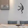 3D Ретро Скалолазание Мужчина Скалолаз Промышленный Стиль Скульптура Настенное Украшение Статуя Фигурка