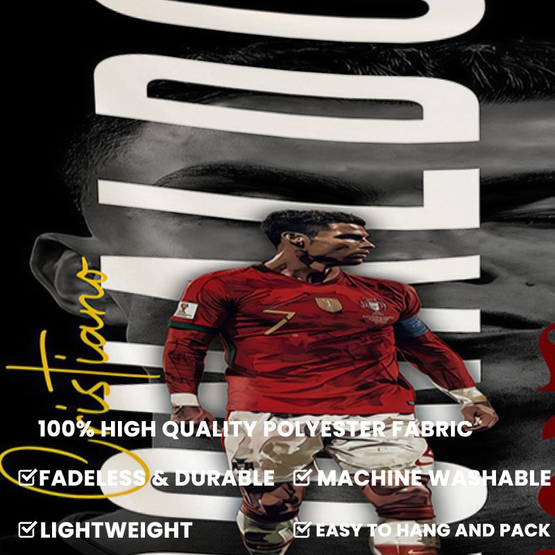 CR7 Wall Tapestry Aesthetic Wall Hanging Printed Fabric Blanket Decorative Tapestries for Bedroom Living Room Home Decor
