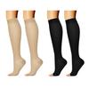 1 Pair Calf Compression Socks for Women Men Open Toe Knee High Stockings for Shin Splints Varicose Veins Calf Support Muscle Recovery