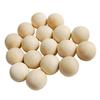 100 Pack Unfinished Wood Beads Wooden Spacer No Hole for Jewellery Making