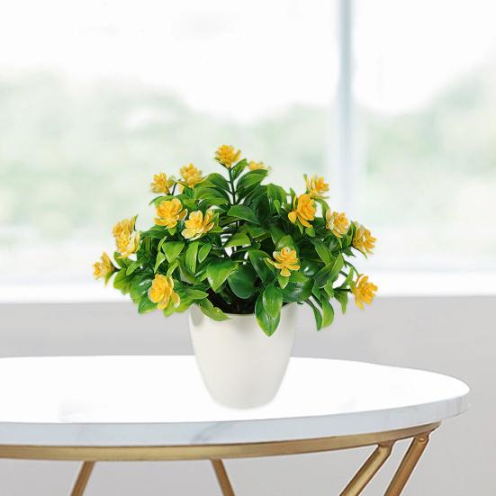 Привлекательный бонсай из искусственной розы, легкий уход, яркий внешний вид, украшение