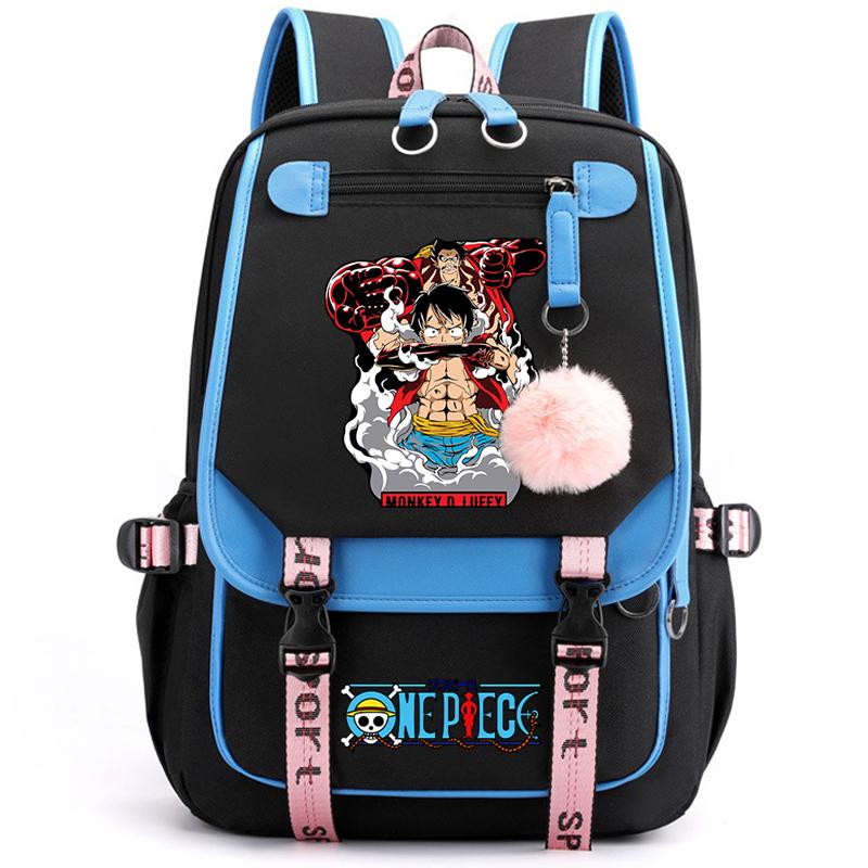Аниме One Piece унисекс универсальный рюкзак водонепроницаемый рюкзак для студентов ежедневная сумка для книг для детей подарки для мужчин и женщин дорожная сумка для отдыха Mochila