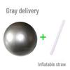 25cm Frosted PVC Explosion-Proof Pilates/Yoga Ball - Mini Wheat Tube for Gymnastics, Balance & Fitness