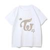 TWICE T Shirt Women Kpop Summer Short Sleeve Tee Korean Fashion Harajuku Aesthetic Cartoon Letter Printed Streetwear Y2k T-shirt
