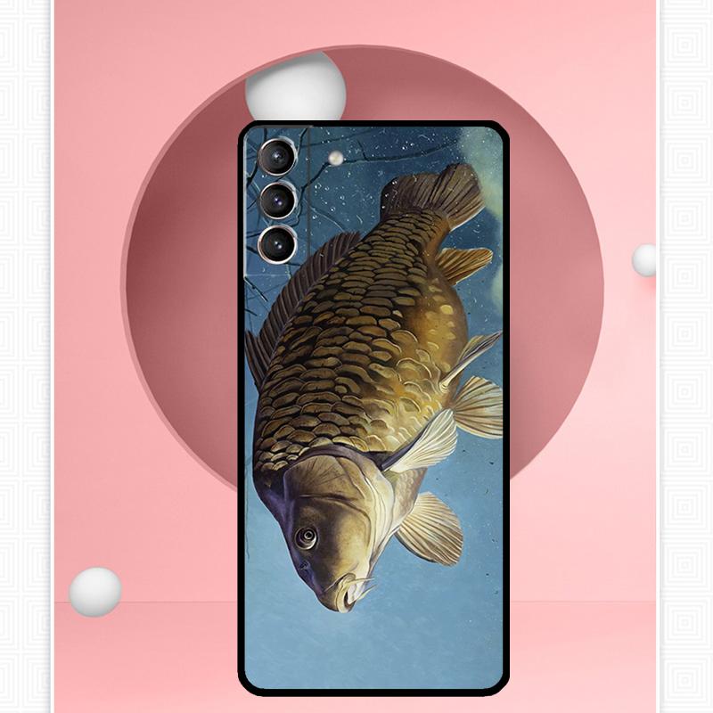 CARP FISH FISHING Case For Samsung Galaxy S24 Ultra S22 Plus S20 S21 FE S8 S9 S10 Note 10 20 S23 Ultra Cover