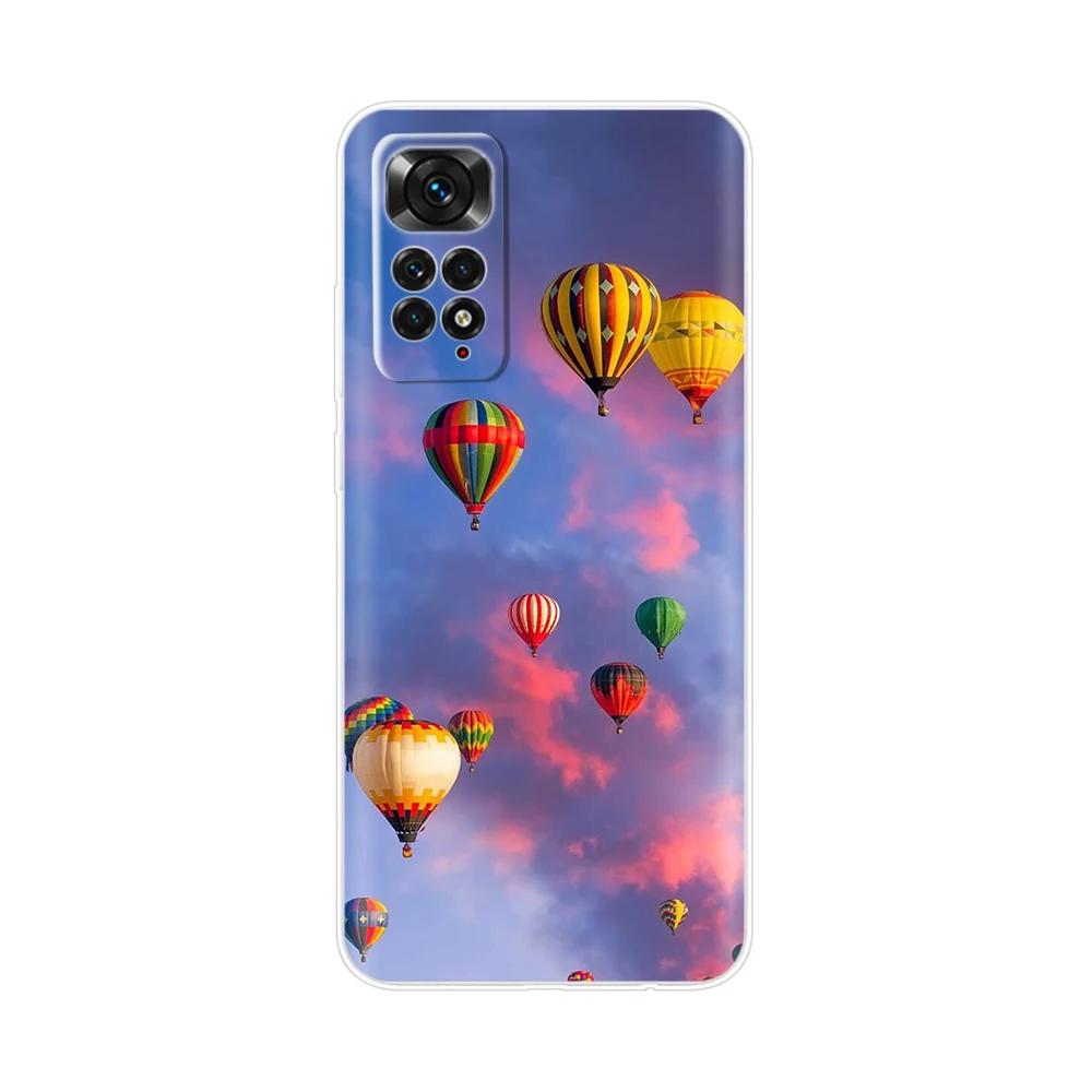 Чехол для Redmi Note 11 Мягкий прозрачный ТПУ Силиконовый бампер Задняя крышка для Xiaomi Redmi Note11 Note 11 Pro 5G 4G 11s Чехол для телефона Coque