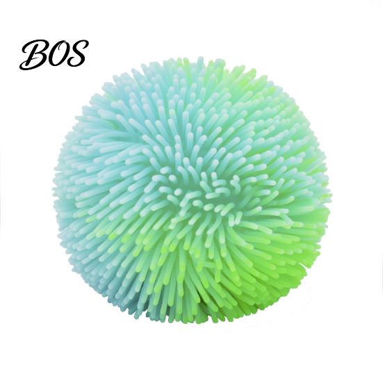 Stress Relief Toy Fuzz Ball Toy, TPR Fuzzy Squeeze Fidget Anxiety Relieving Office Desk for Focus Aid, Hand Relaxation Therapy